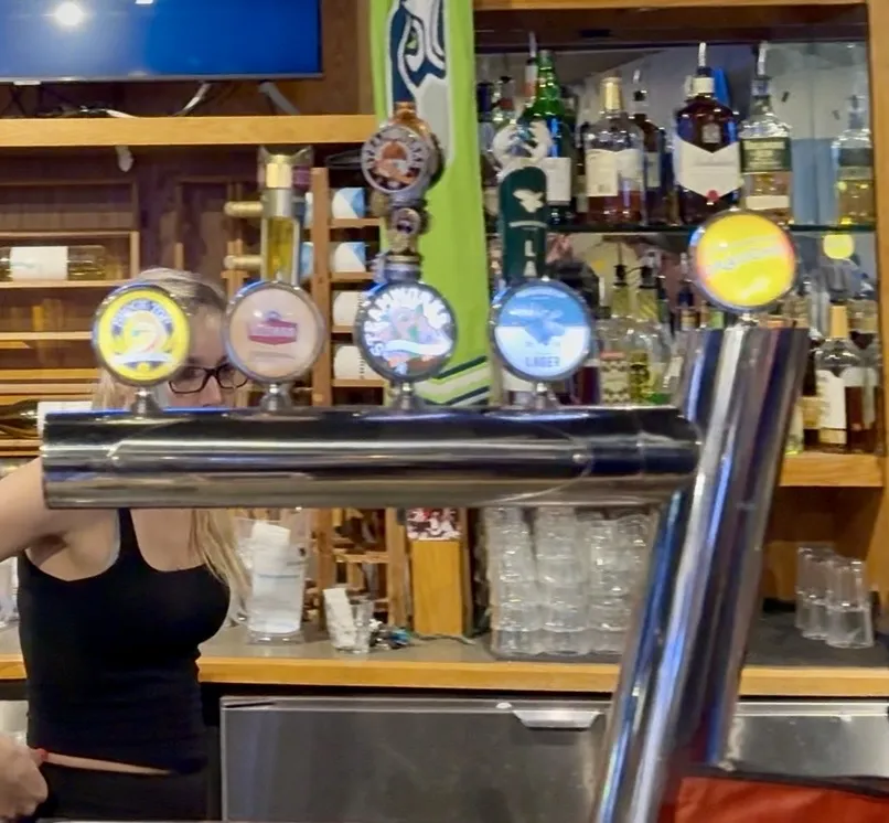 Cold pour at the bar